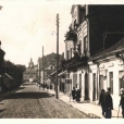 Ulica Pałacowa w latach dwudziestych.
