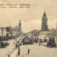 Kolejne bardzo często prezentowane ujęcie Bazarnego Rynku z około 1914 roku.