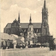 Kościół w grudniu 1906roku jeszcze otoczony rusztowaniem.