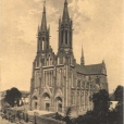 Nowy kościół w 1908 r już w pełni wykończony. 