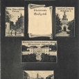 Pozdrowienia z Białegostoku - kompozycja różnych widoków Białegostoku na pocztówce z 1910 roku