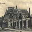 Ulica Prudska (Świętojańska) i charakterystyczny obiekt- pałac będący od 1905 roku siedzibą Towarzystwa Białostockiej Manufaktury 
