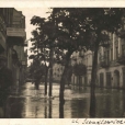 Tak wyglądała ulica Sienkiewicza w trakcie powodzi 26 i 27 lipca 1922roku.