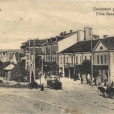 Rynek na kolejnej pocztówce wysłanej w 1909 roku.