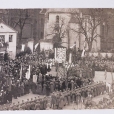 Uroczysta msza z okazji wejścia wojsk polskich do Białegostoku. 22 luty 1919 roku.