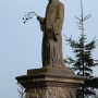 Autorem pomnika słynnego polskiego księdza przyrodnika był znany rzeźbiarz Jakub Tatarkiewicz.