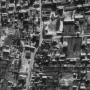 Zdjęcie lotnicze wykonane w okresie niemieckiej okupacji ( II wojna światowa). W centrum doskonale widać starą hale targową.