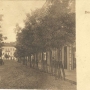 Widok z Pałacyku Gościnnego w głąb ulicy Deutsche Strasse obecnie Kilińskiego. Ze zbiorów Muzeum Historycznego w Białymstoku.