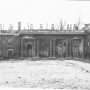 Ruiny Pałacu Branickich, stan z roku 1945. Fotografia wykonana przez Wł. Paszkowskiego.