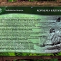 Tablica informacyjna w okolicy prehistorycznej kopalni krzemienia.