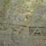 Dosyć wyraźna data na nagrobku 1692 r.