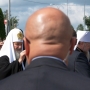 Metropolicie Moskwy i całej Rusi Cyrylowi I w wizycie w cerkwi św. Ducha towarzyszył Metropolita warszawski i całej Polski Sawa oraz wszechobecni agenci. 