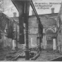 Pocztówka ze zdjęciem I klasy dworca kolejowego, po zniszczeniach I wojny światowej.