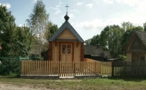 Kapliczka prawosławna.