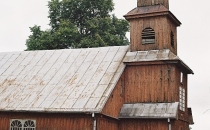 Drewniana kaplica z 1928 roku.